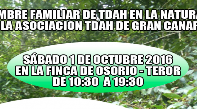 1ª Cumbre Familiar de TDAH en la Naturaleza.